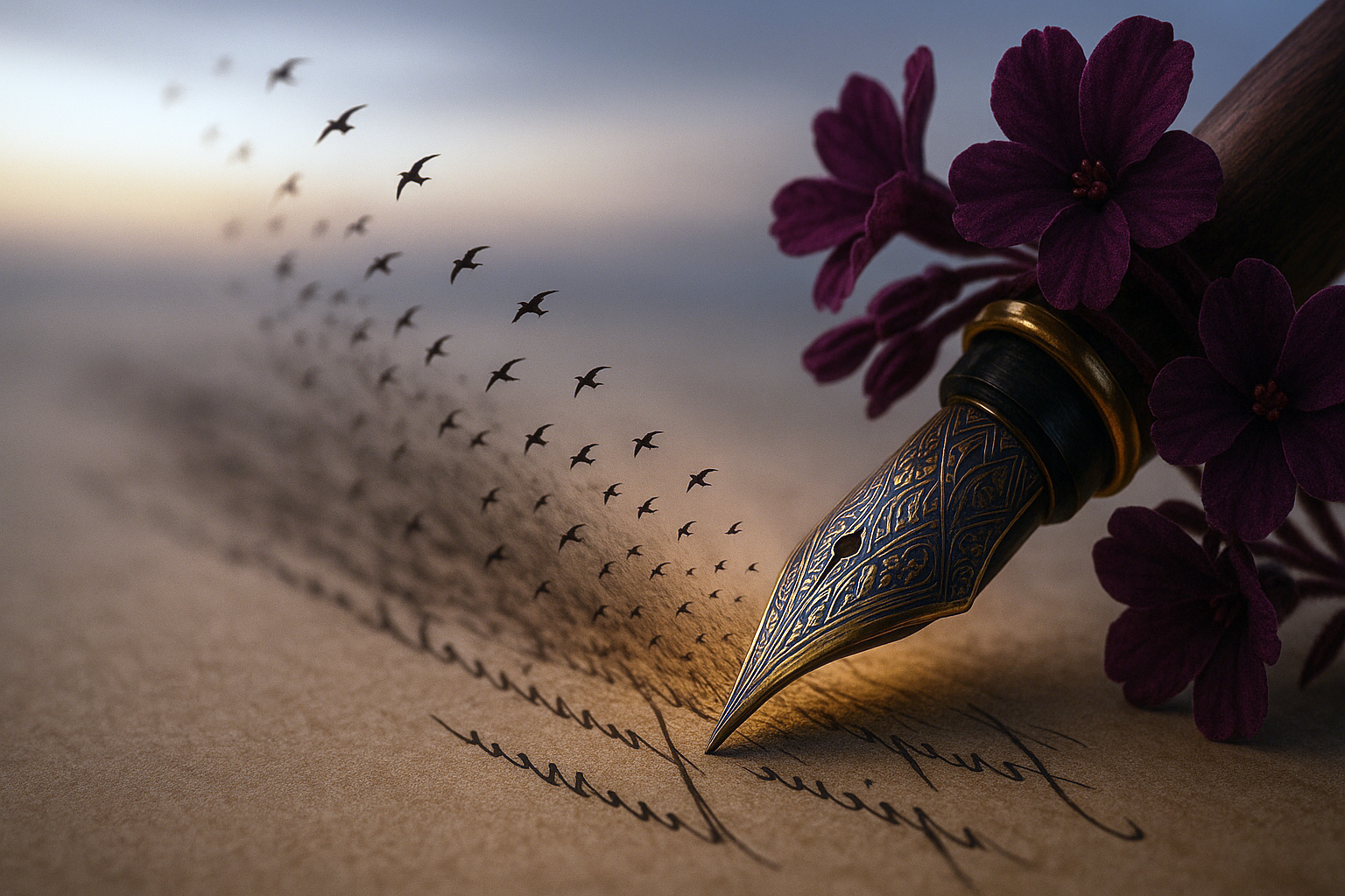 A notebook with writing and a camera on top of it